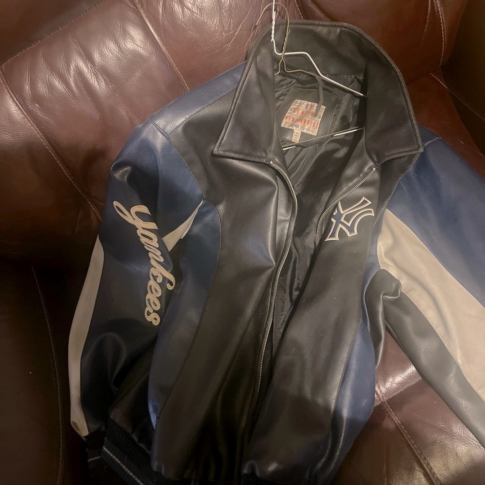 Genuine Leather Yankees Jacket